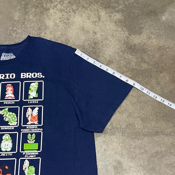 Nintendo NES Super Mario Bros Character Graphic Tee T-Shirt - Picture 6 of 7